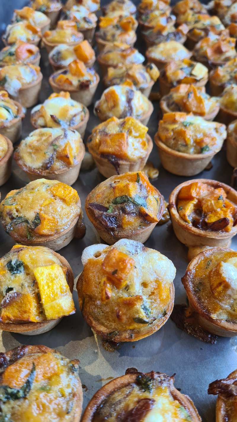 mini quiches for catering services